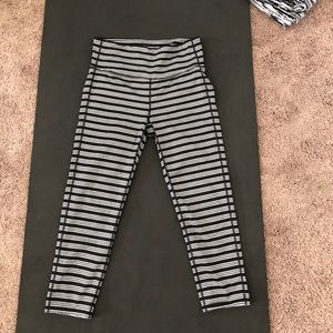 Athleta Striped Leggings